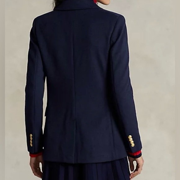 Wool Flannel Blazer Polo Ralph Lauren SZ 4 NWT - Picture 3 of 5